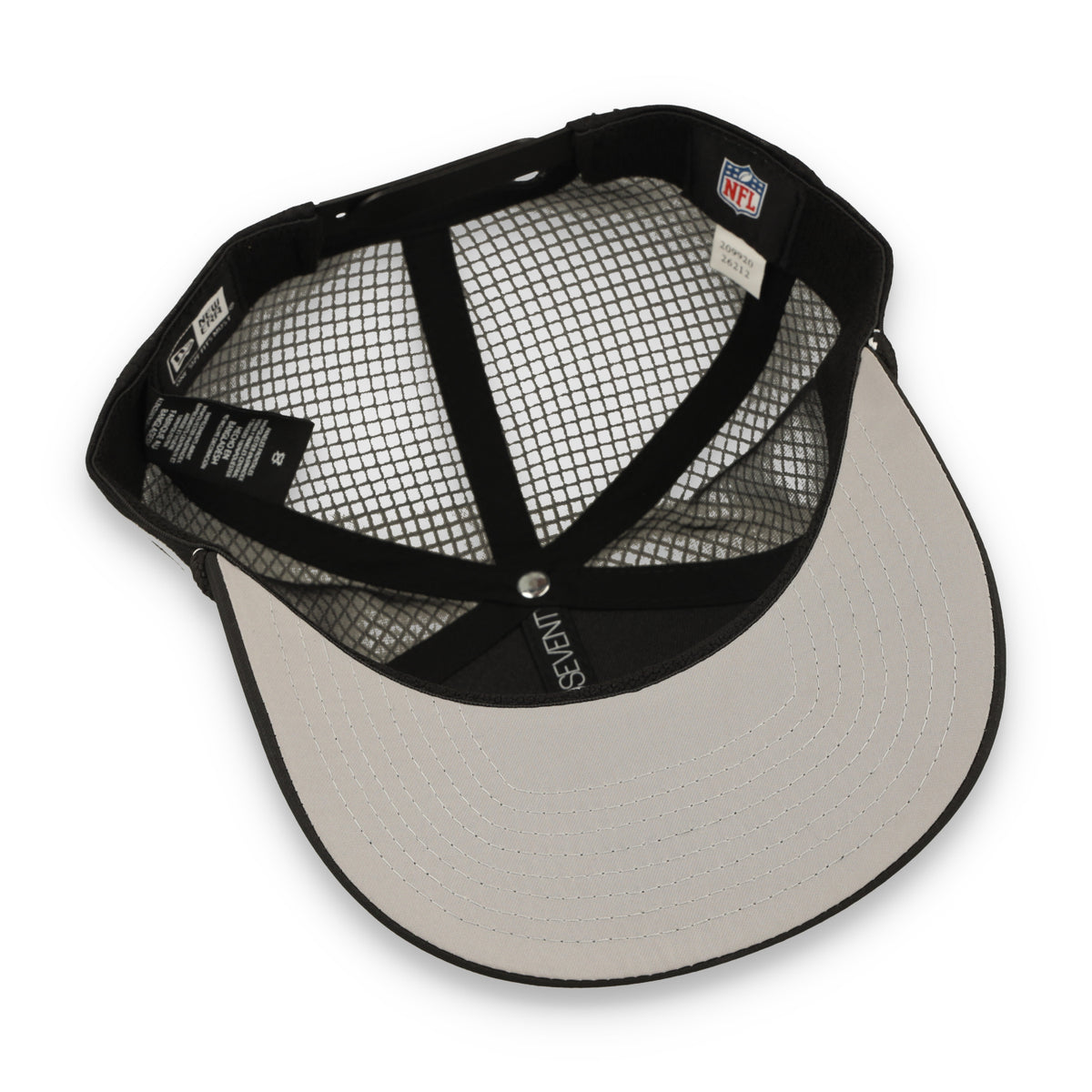 New Era Las Vegas Raiders Game 9SEVENTY Trucker Stretch-Snap Adjustable Hat-