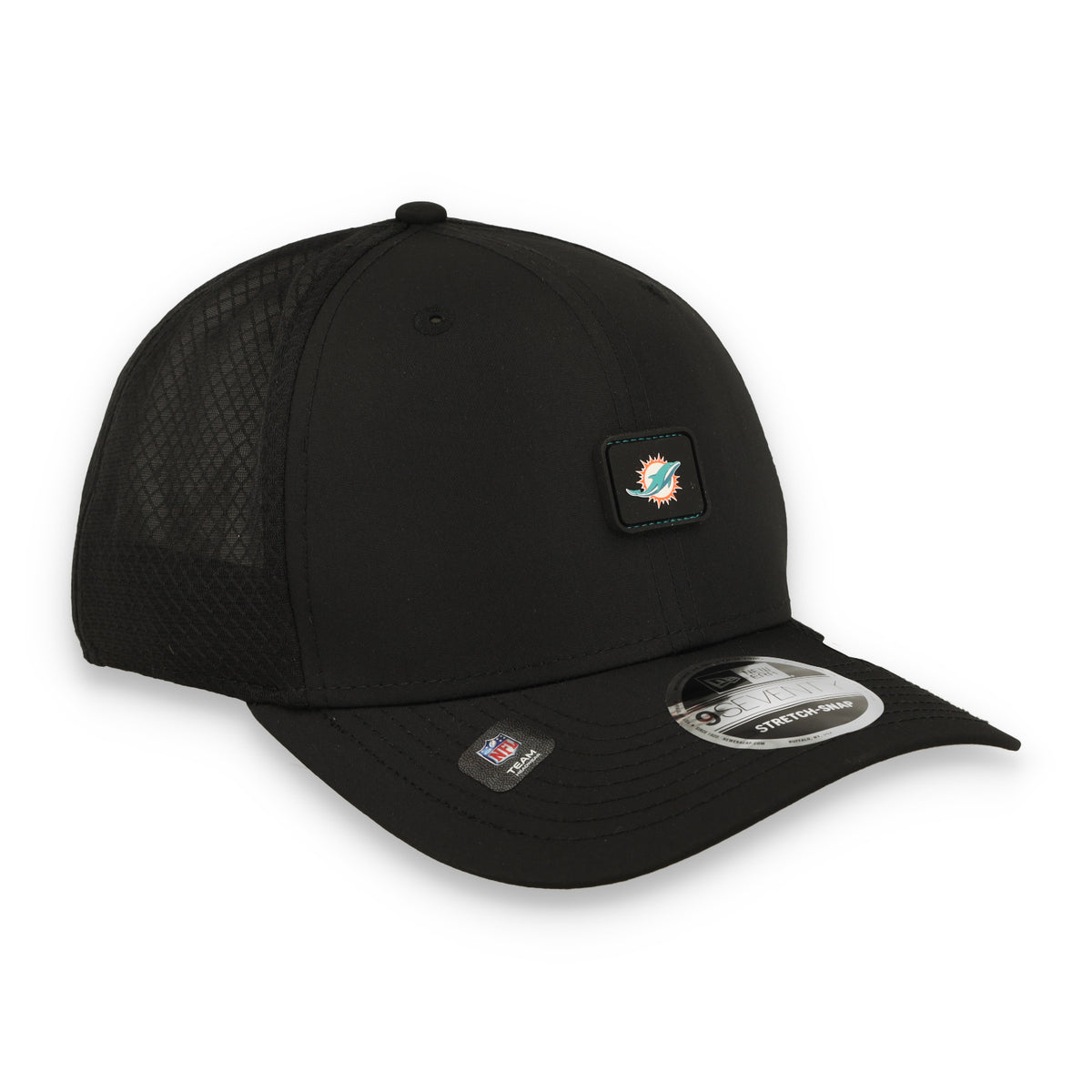 New Era Miami Dolphins Micro Badge 9SEVENTY Adjustable Hat-Black