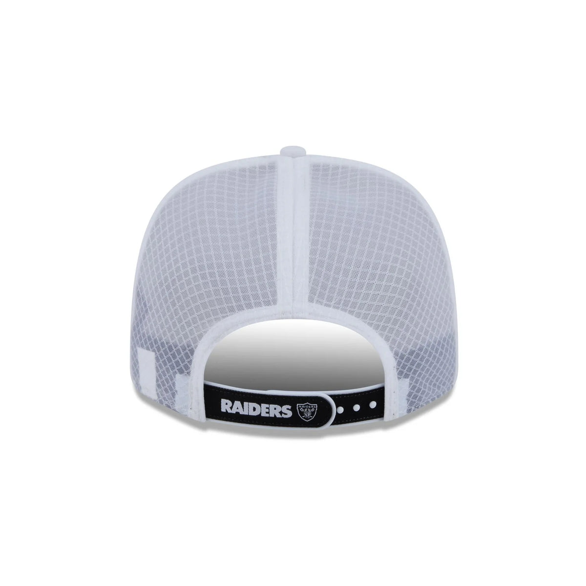 New Era Las Vegas Raiders Micro Badge 9SEVENTY Adjustable Hat-White