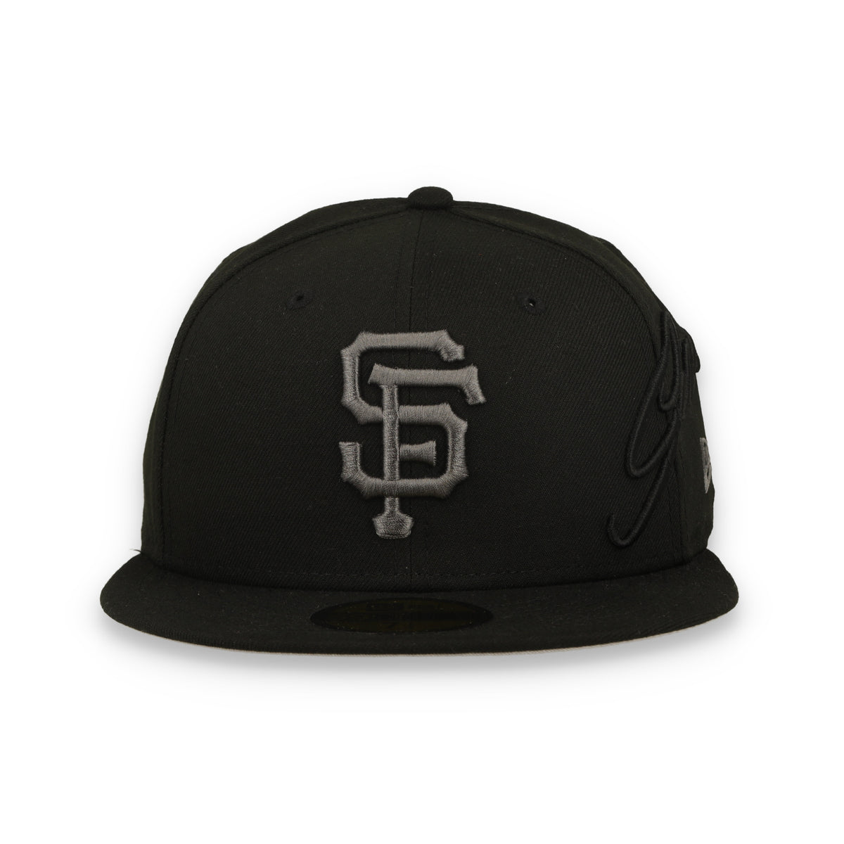 New Era San Francisco Giants Side Script 59FIFTY Fitted Hat - Black