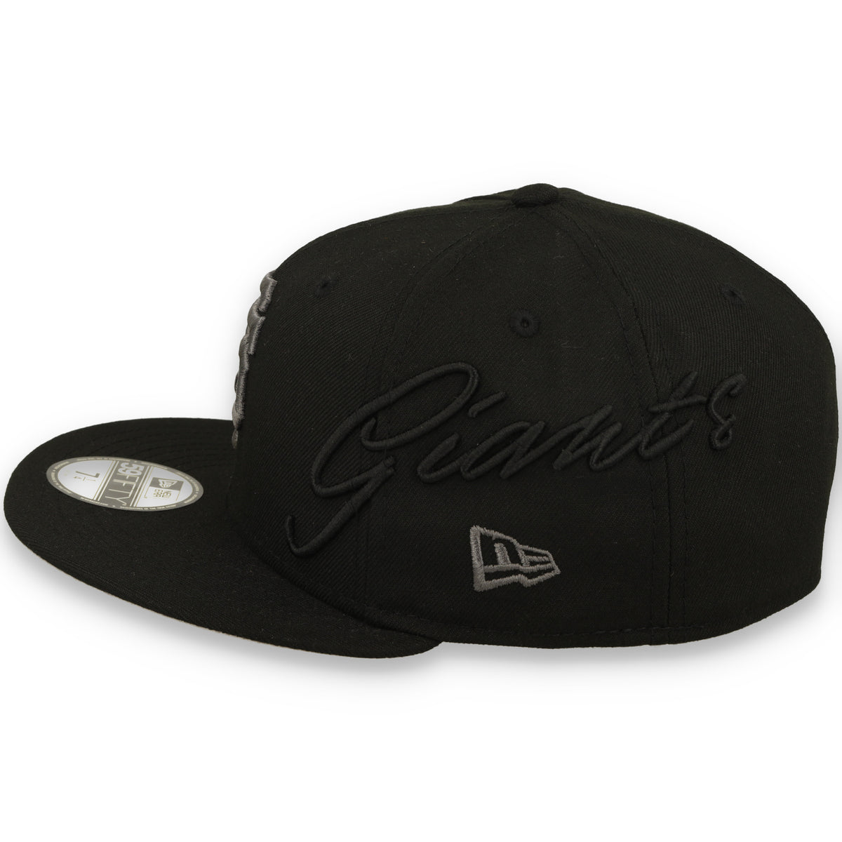 New Era San Francisco Giants Side Script 59FIFTY Fitted Hat - Black