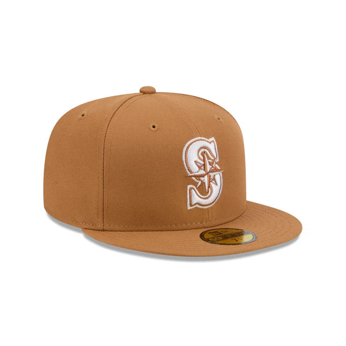 New Era Seattle Mariners Basic 59FIFTY Fitted Hat-Bronze