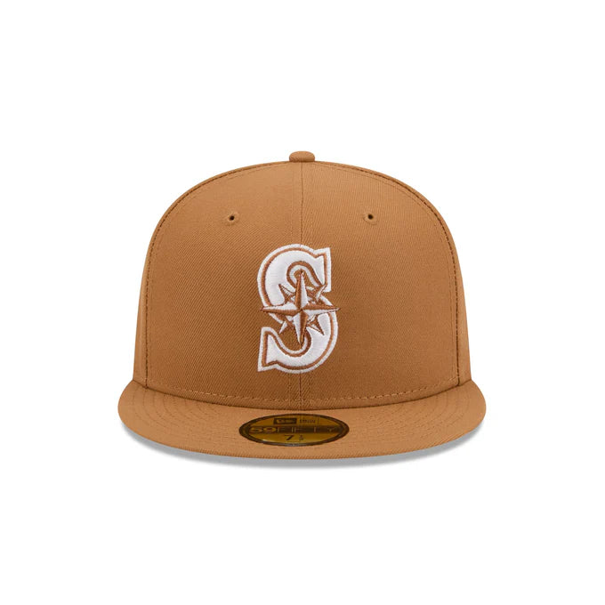New Era Seattle Mariners Basic 59FIFTY Fitted Hat-Bronze
