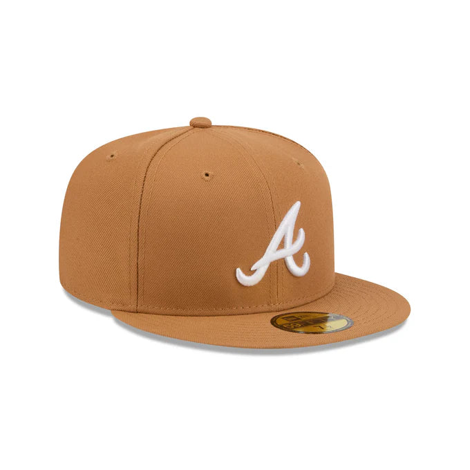 New Era Atlanta Braves Basic 59FIFTY Fitted Hat-Bronze