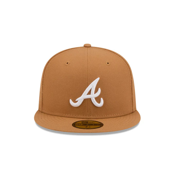 New Era Atlanta Braves Basic 59FIFTY Fitted Hat-Bronze