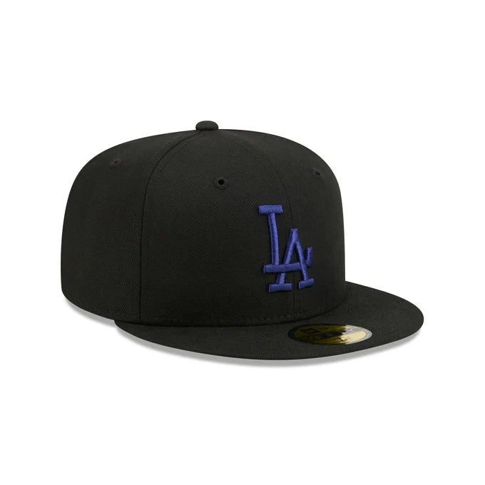 New Era Los Angeles Dodgers 59FIFTY Fitted Hat - BLK/OBS