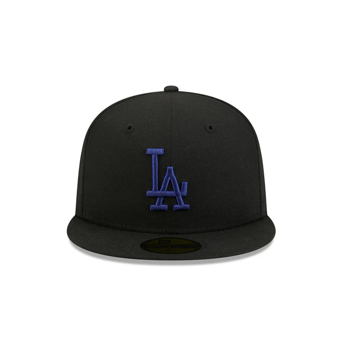 New Era Los Angeles Dodgers 59FIFTY Fitted Hat - BLK/OBS