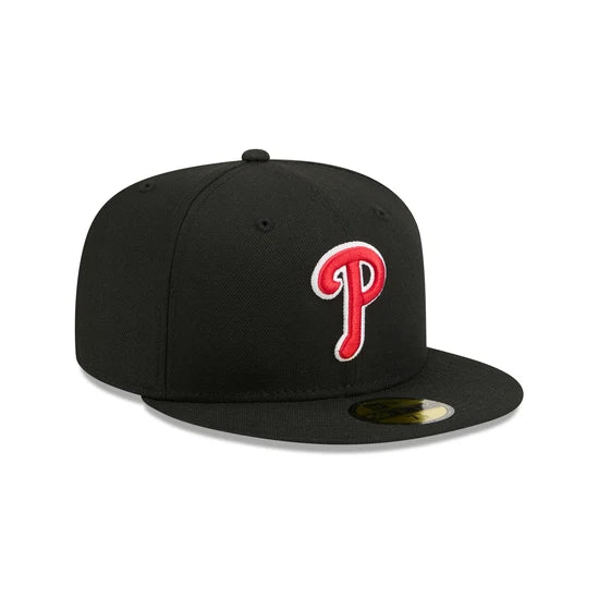 New Era Philadelphia Phillies Black Basic 59FIFTY Fitted