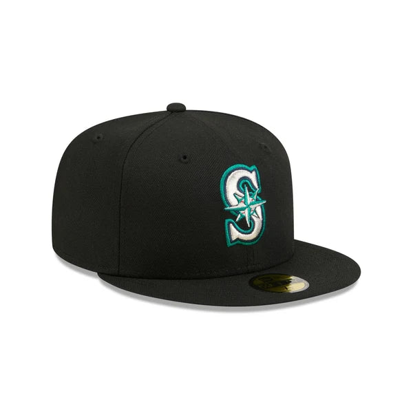 New Era Seattle Mariners Black Basic 59FIFTY Fitted