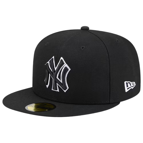 NEW ERA NEW YORK YANKEES OLIVE 59FIFTY FITTED - BLK/WHITE
