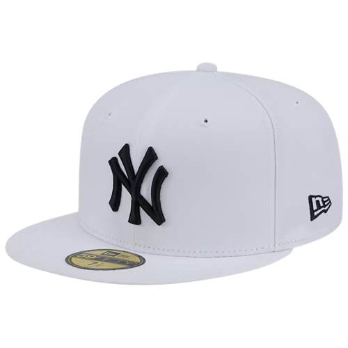 New Era New York Yankees 59FIFTY Fitted Hat - White/Black
