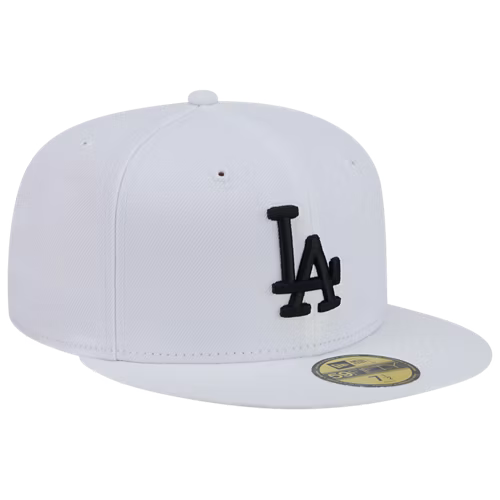 New Era Los Angeles Dodgers 59FIFTY Fitted Hat - White/Blk