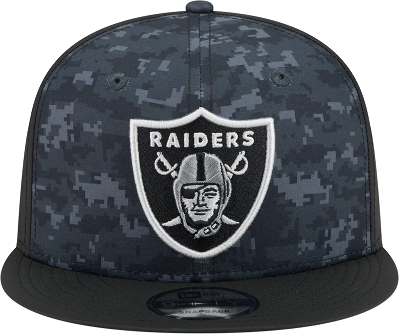New Era Las Vegas Raiders 2026 Salute to Service 9FIFTY Snapback Hat