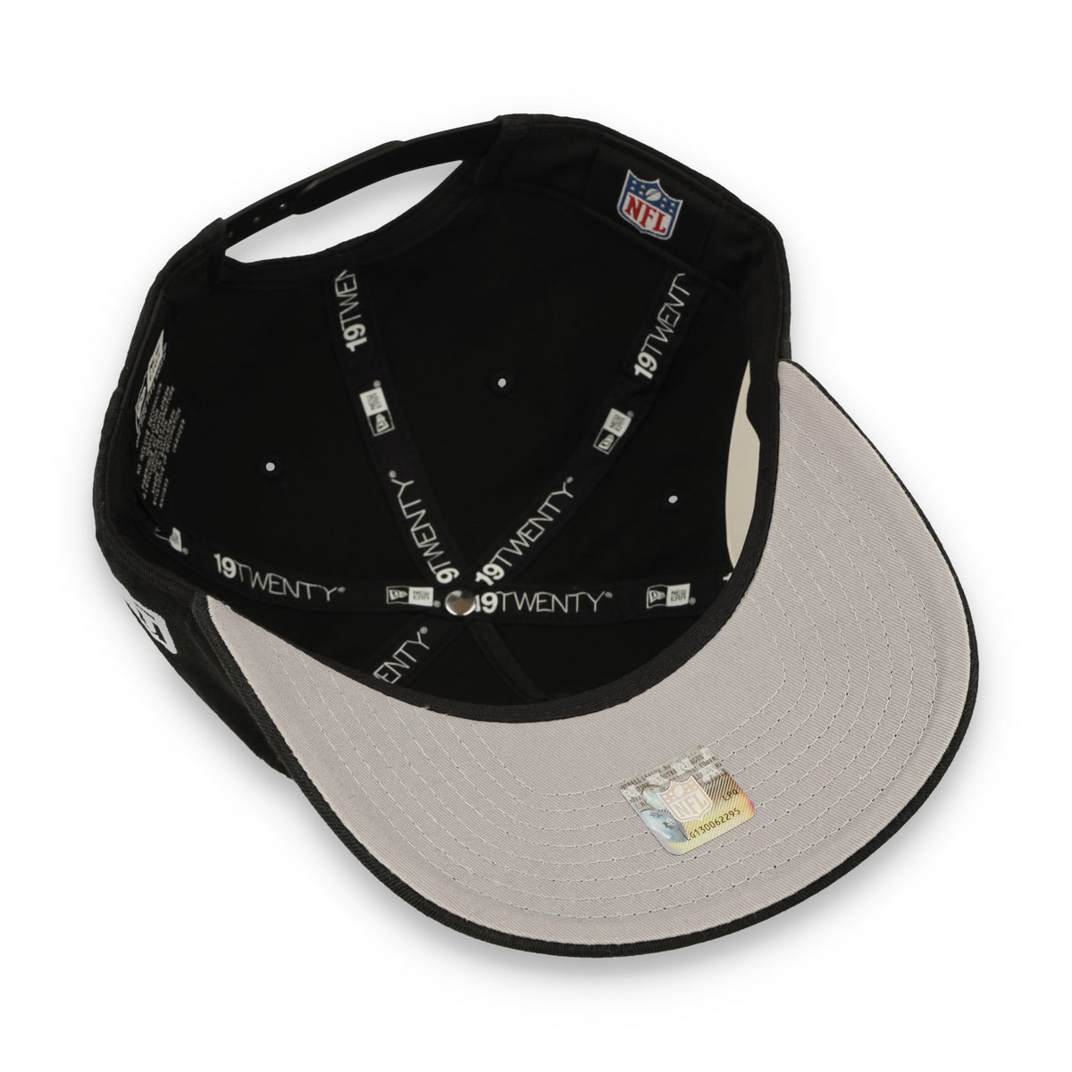 New Era San Francisco 49ers Est. 1946 19Twenty Pre-Curved Adjustable Hat - Black