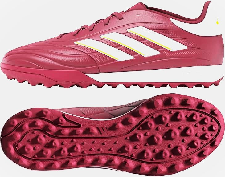 Adidas Copa Pure 2 League TF-Shadow Red/White/Solar Yellow3