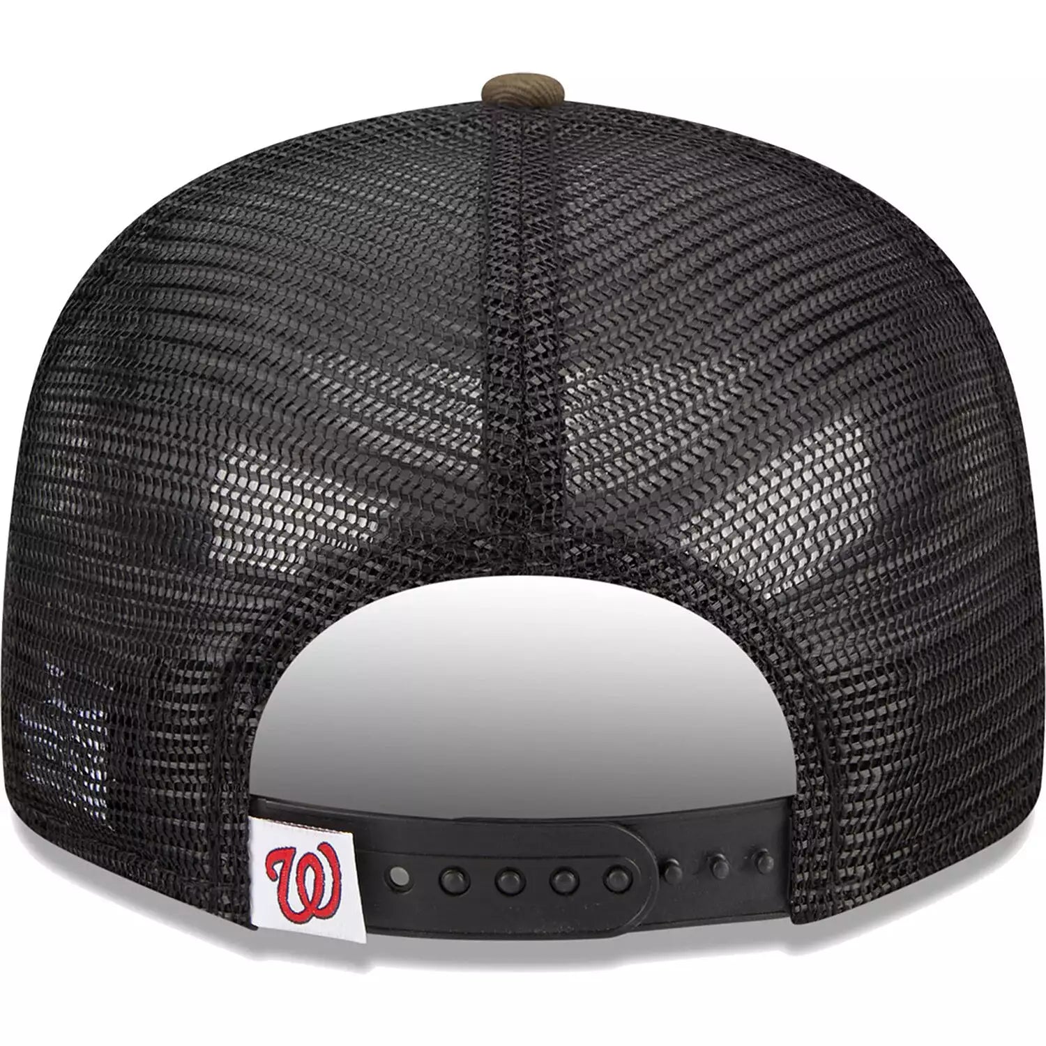 New Era Washington Nationals Woodland Camo Trucker 9FIFTY Snapback Hat-Camo