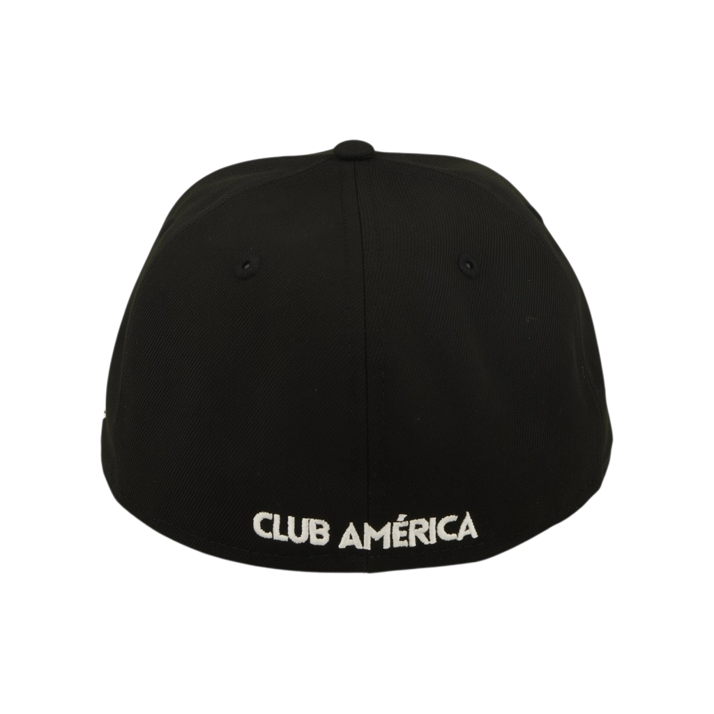 New Era Club America Black and White 59FIFTY Fitted Hat