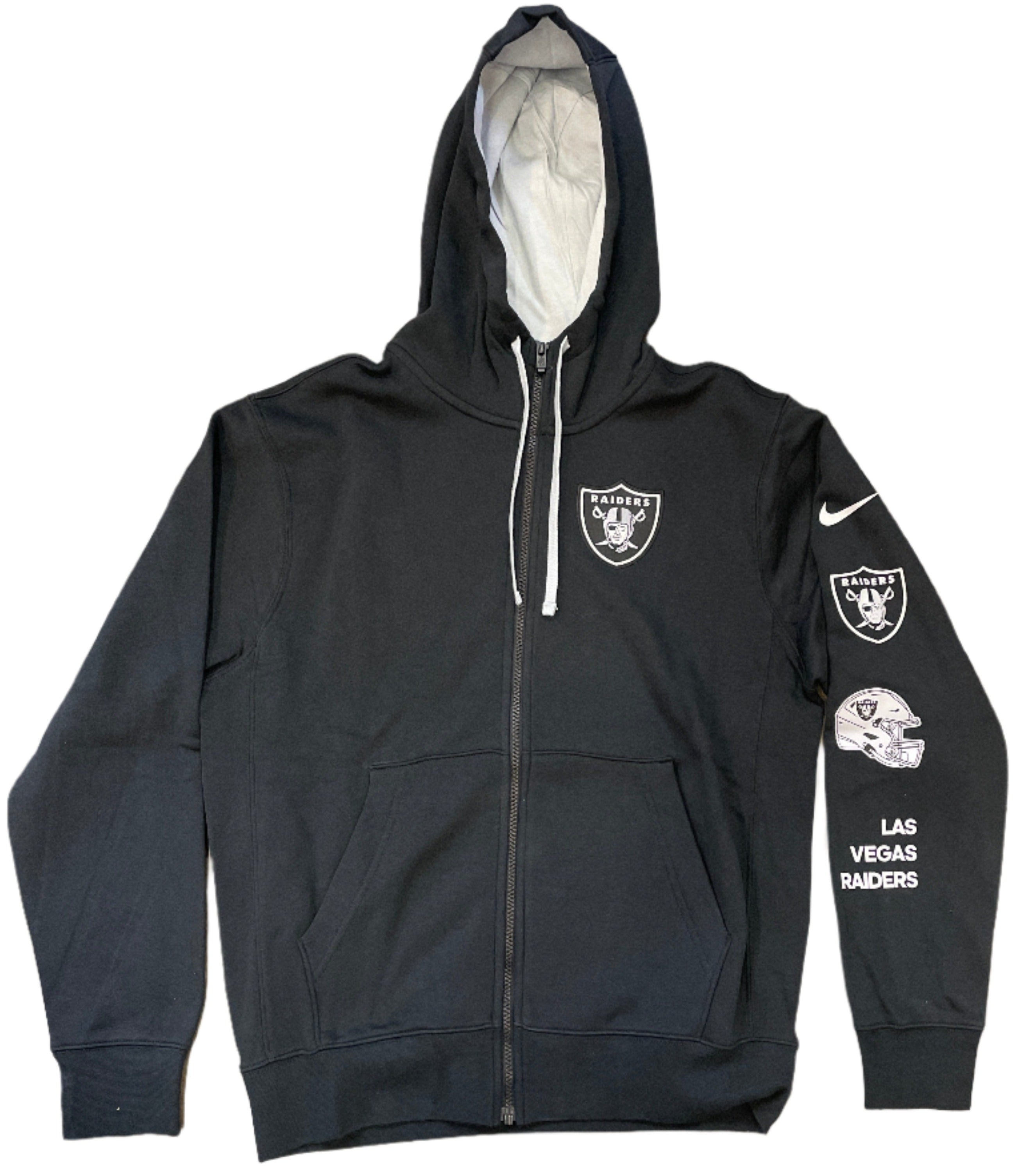 Nike Men's Las Vegas Raiders Full-Zip Hoodie-Black