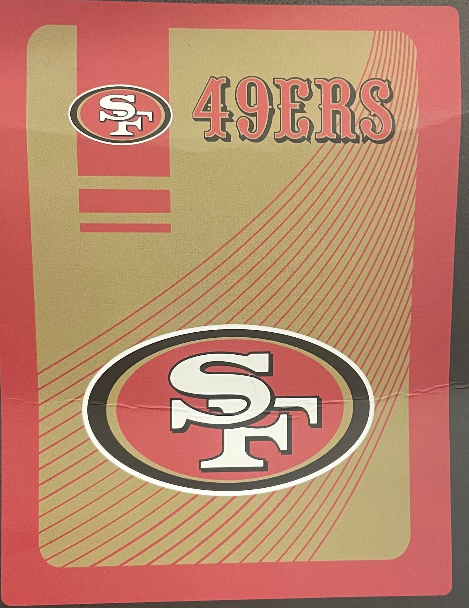 San Francisco 49ers NFL 60" x 80" Plush Throw Blanket, Soft & Warm