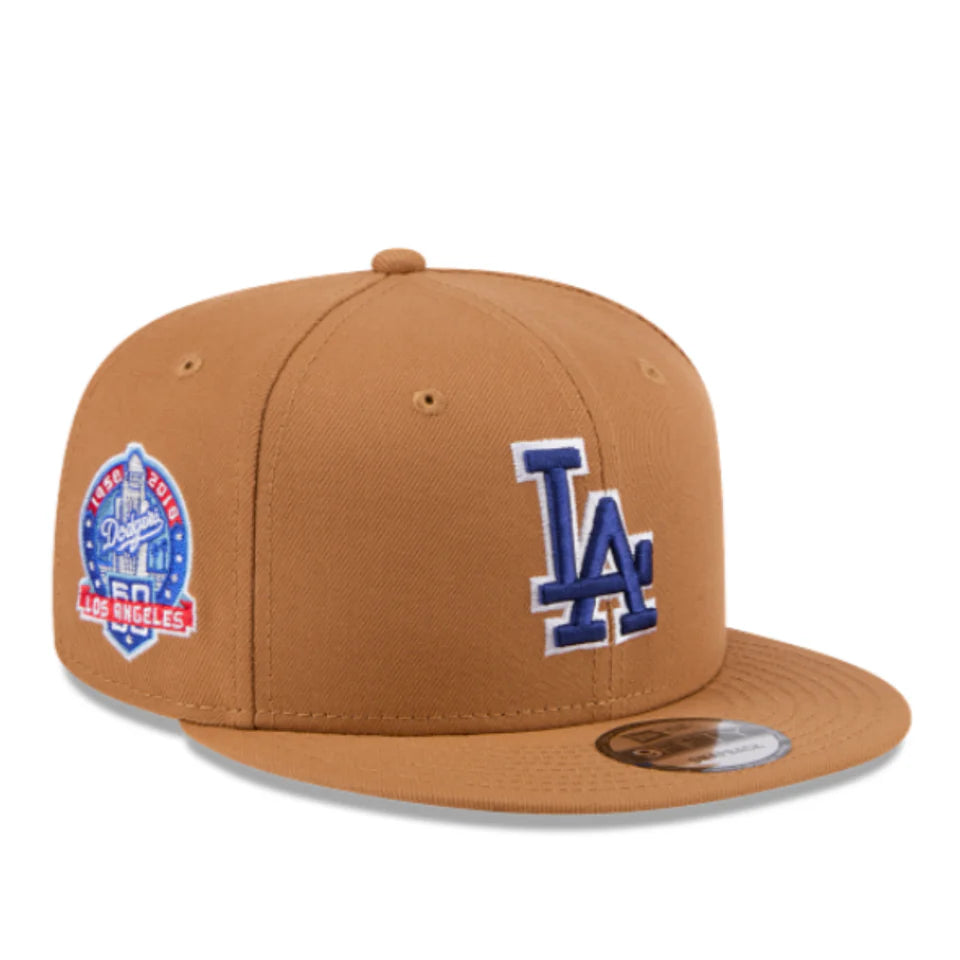 New Era Youth Los Angeles Dodgers Color Pack 9FIFTY Snapback Hat-Light Bronze