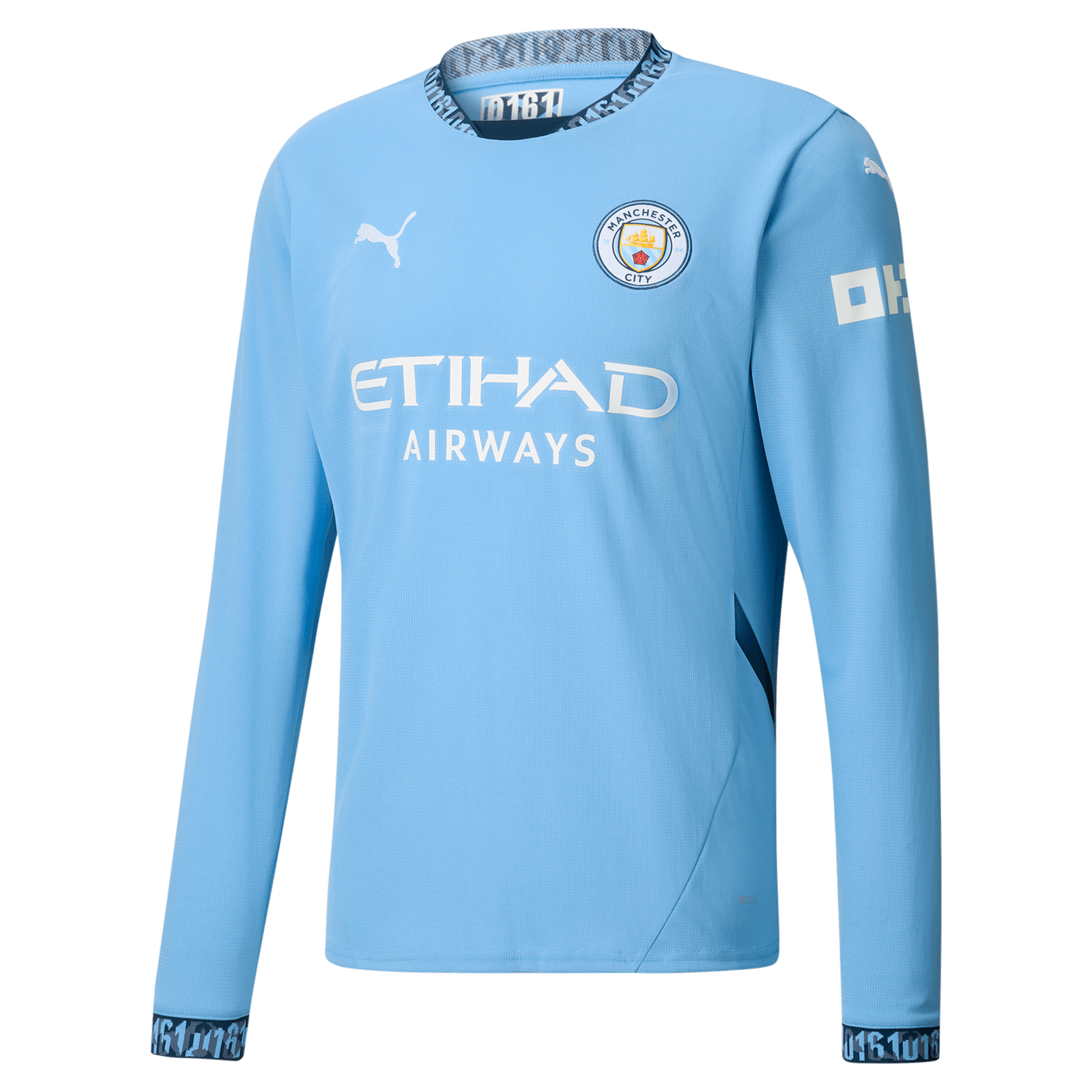 Puma Men's Manchester City FC Home Stadium Jersey Long Sleeve 24/25