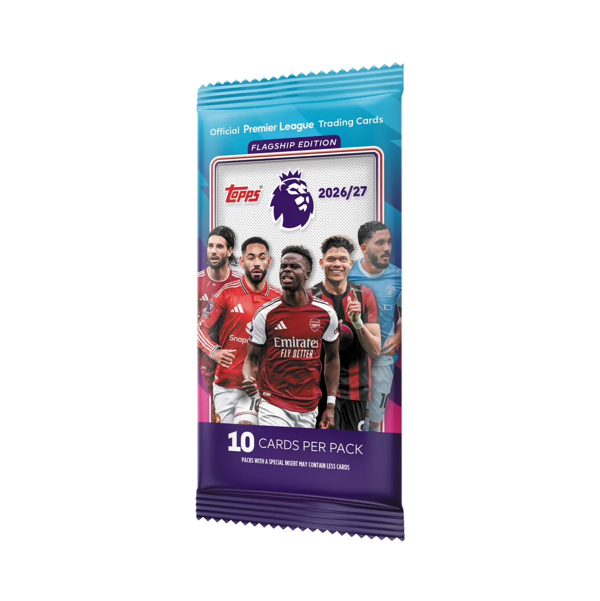 Topps 2026-27 Premier League Flagship Cards PACK (10 Cards Each)