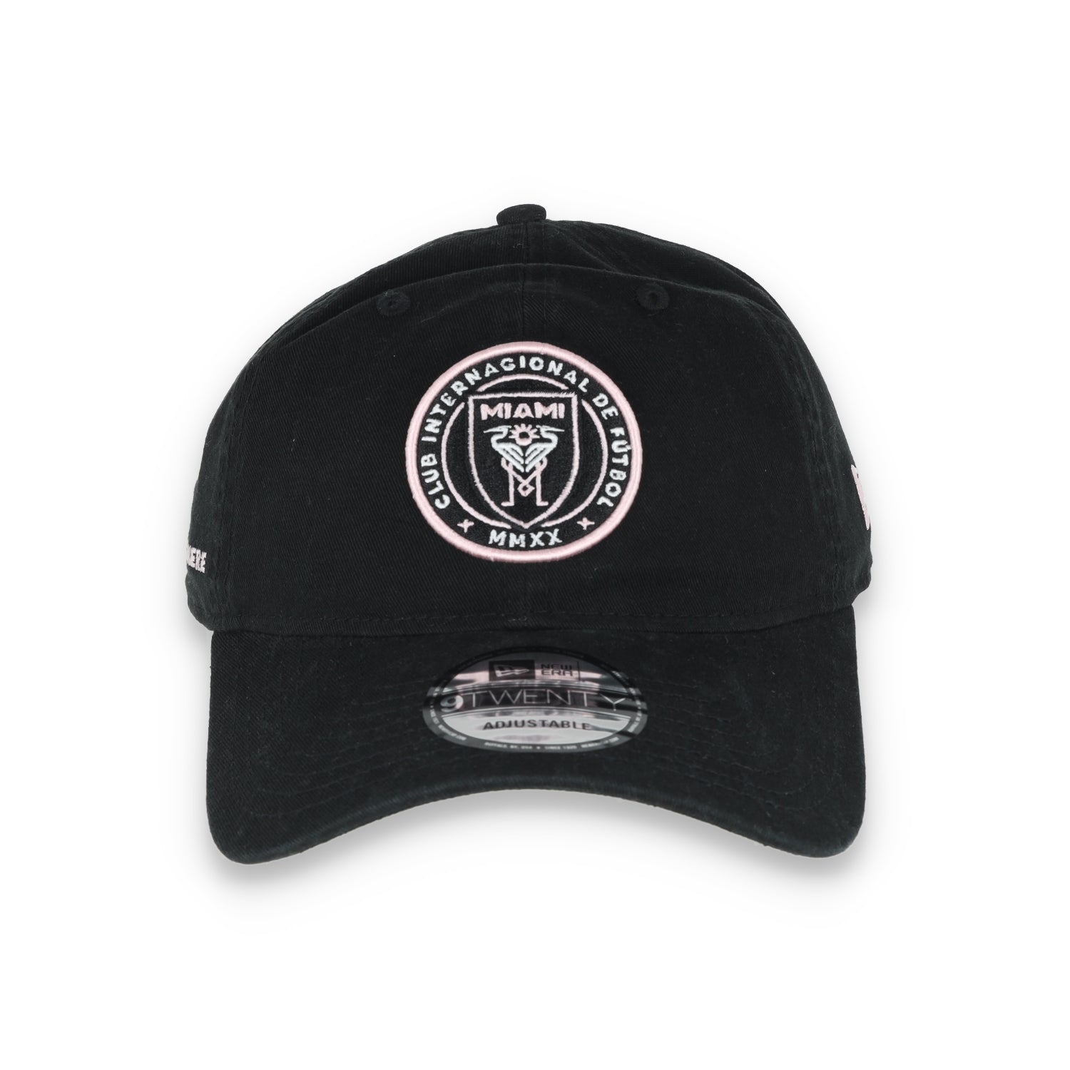 New Era Inter Miami Crest 9TWENTY Adjustable Hat-Black