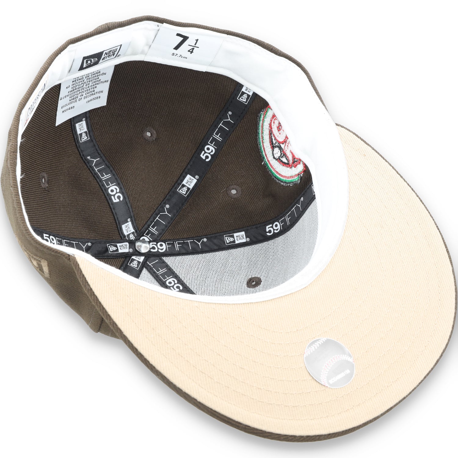 NEW ERA SAN FRANCISCO GIANTS 25th Anniversary 59FIFTY FITTED HAT-Walnut
