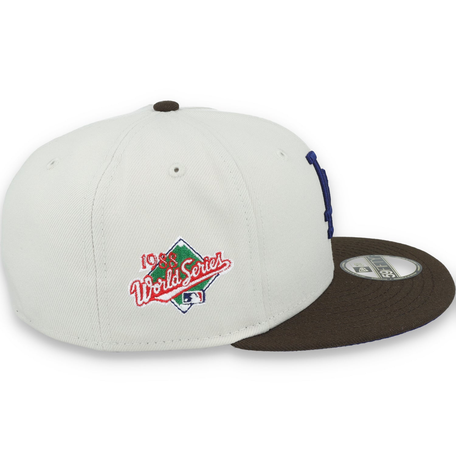 New Era Los Angeles Dodgers 1988 World Champions Side Patch 59FIFTY Fitted-Stone