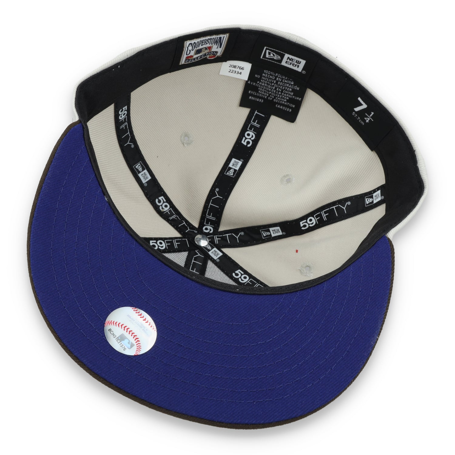 New Era Los Angeles Dodgers 1988 World Champions Side Patch 59FIFTY Fitted-Stone