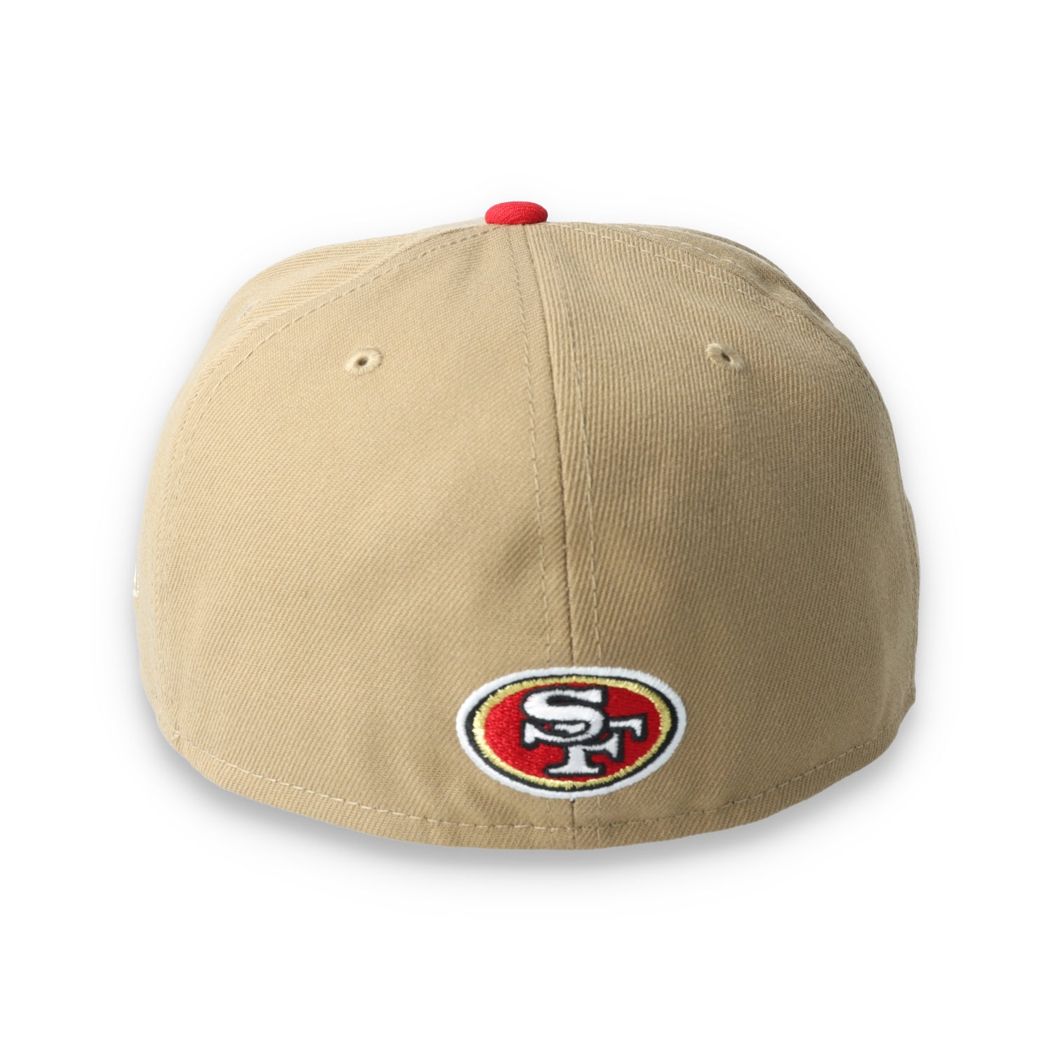 Exclusive San Francisco 49ers Official 59FIFTY Fitted Hat-Khaki/Scarlet