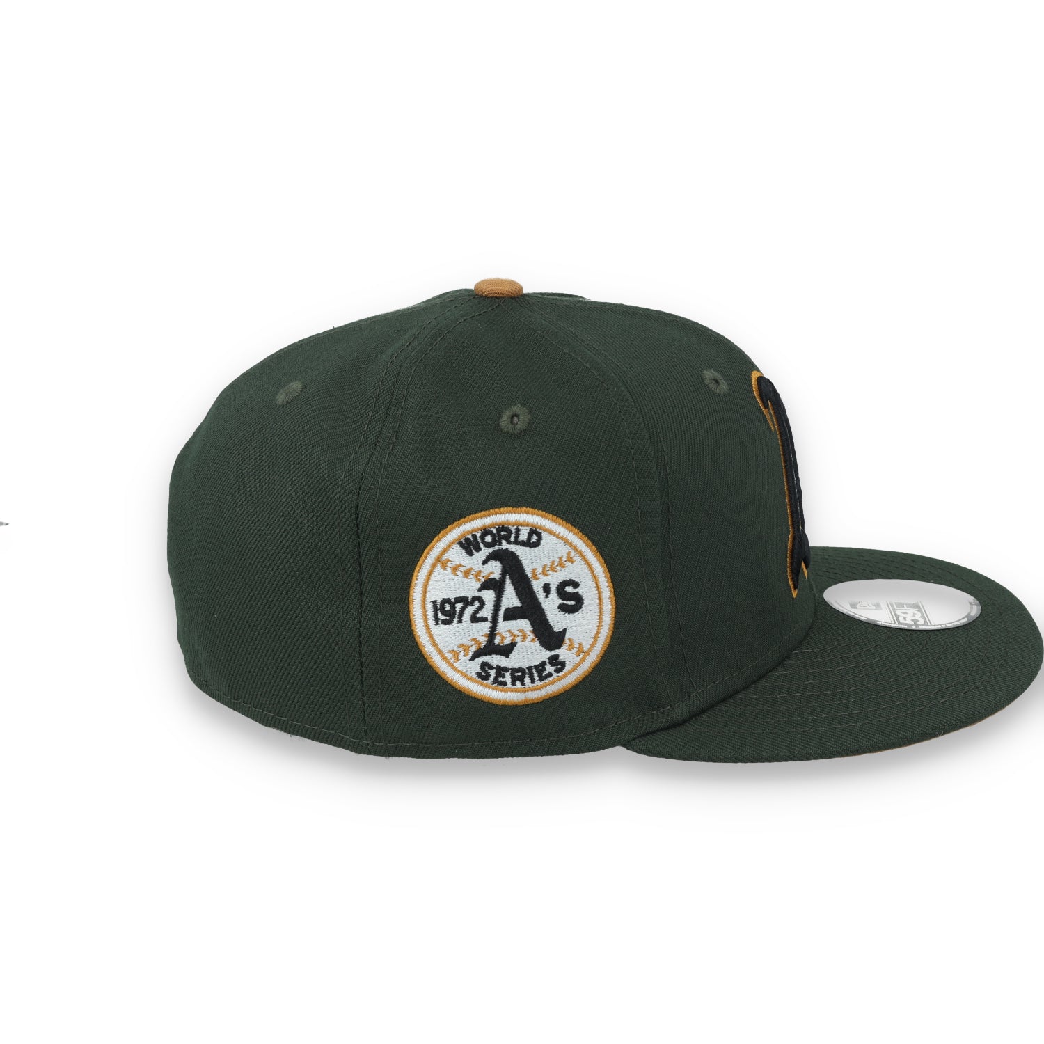 New Era Oakland Athletics 1972 World Series Side Patch 59FIFTY Fitted Hat-Seeweed