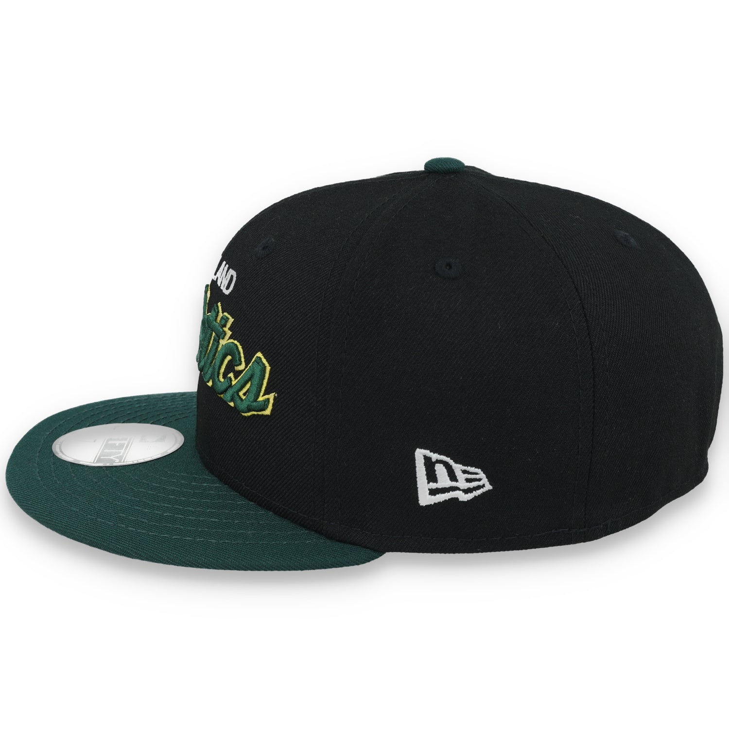 New Era Oakland Athletics Script 50th Anniversary Side Patch 59fifty Fitted Hat-