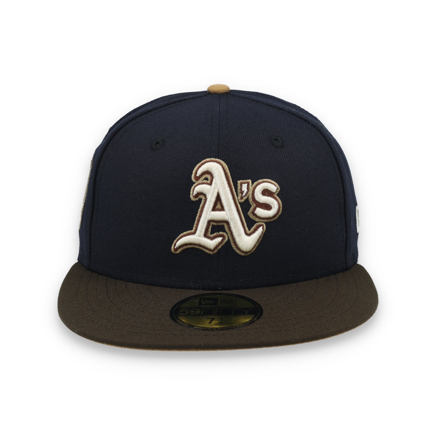 New Era Oakland Athletics 50th Anniversary Side Patch 59fifty Fitted Hat-Navy