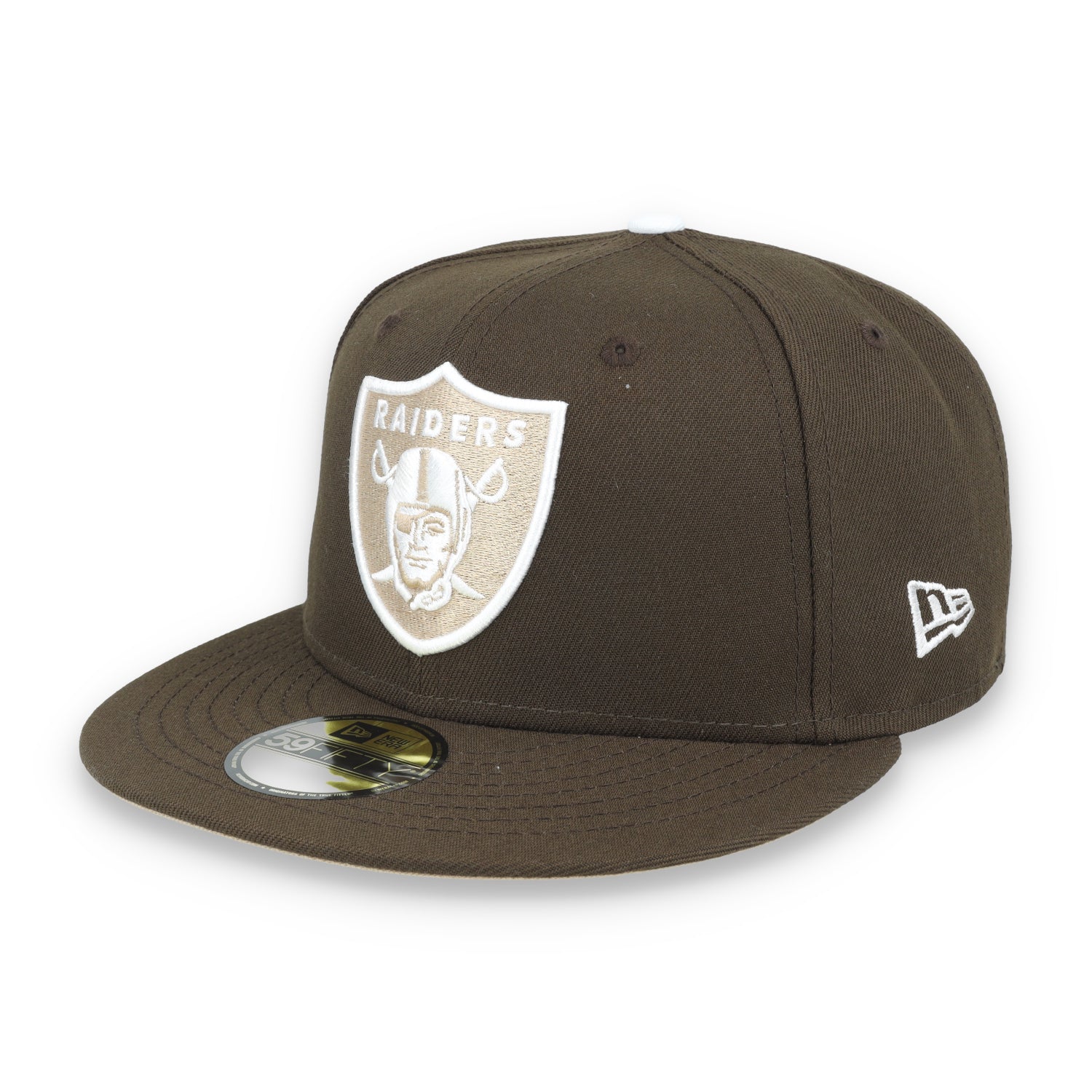 New Era Las Vegas Raiders Element 59FIFTY Fitted Hat-Walnut/Camel