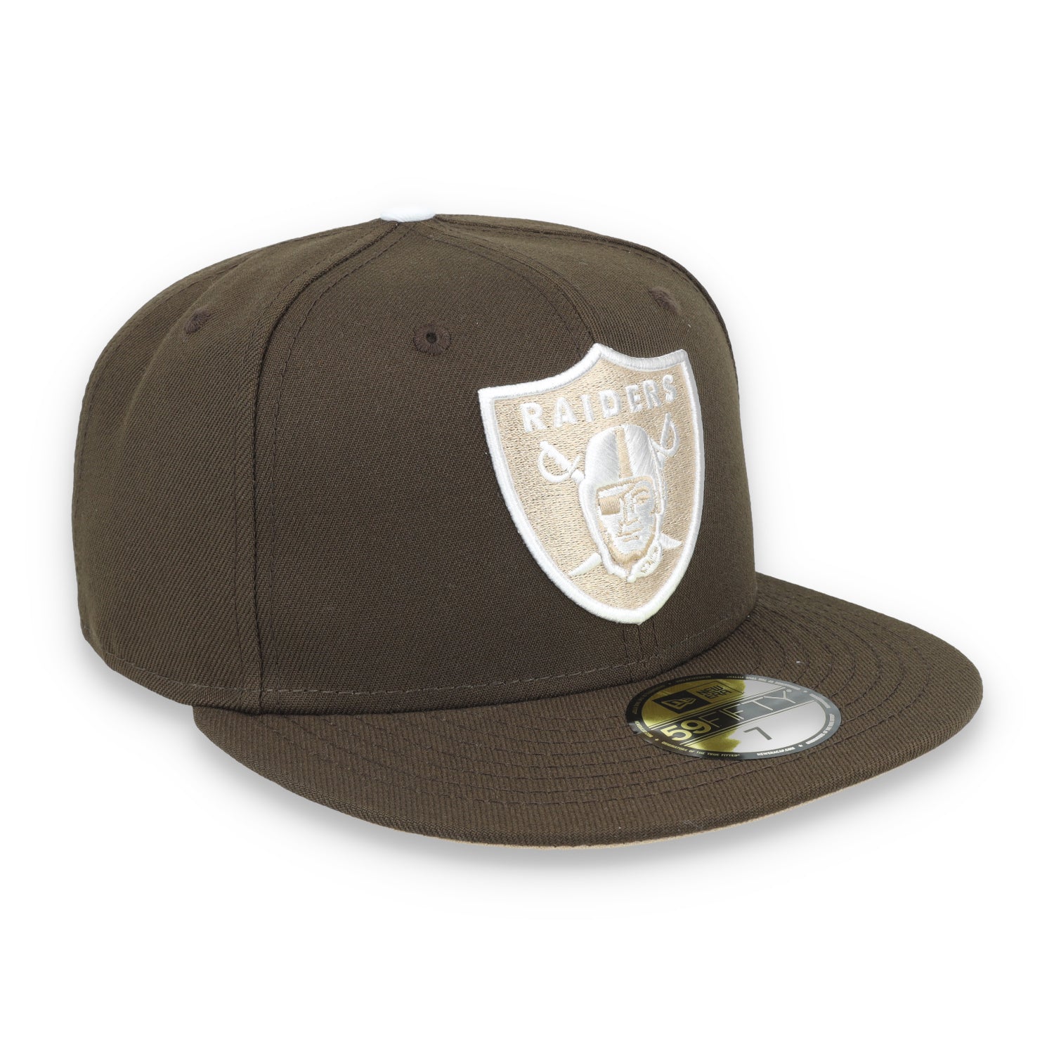 New Era Las Vegas Raiders Element 59FIFTY Fitted Hat-Walnut/Camel