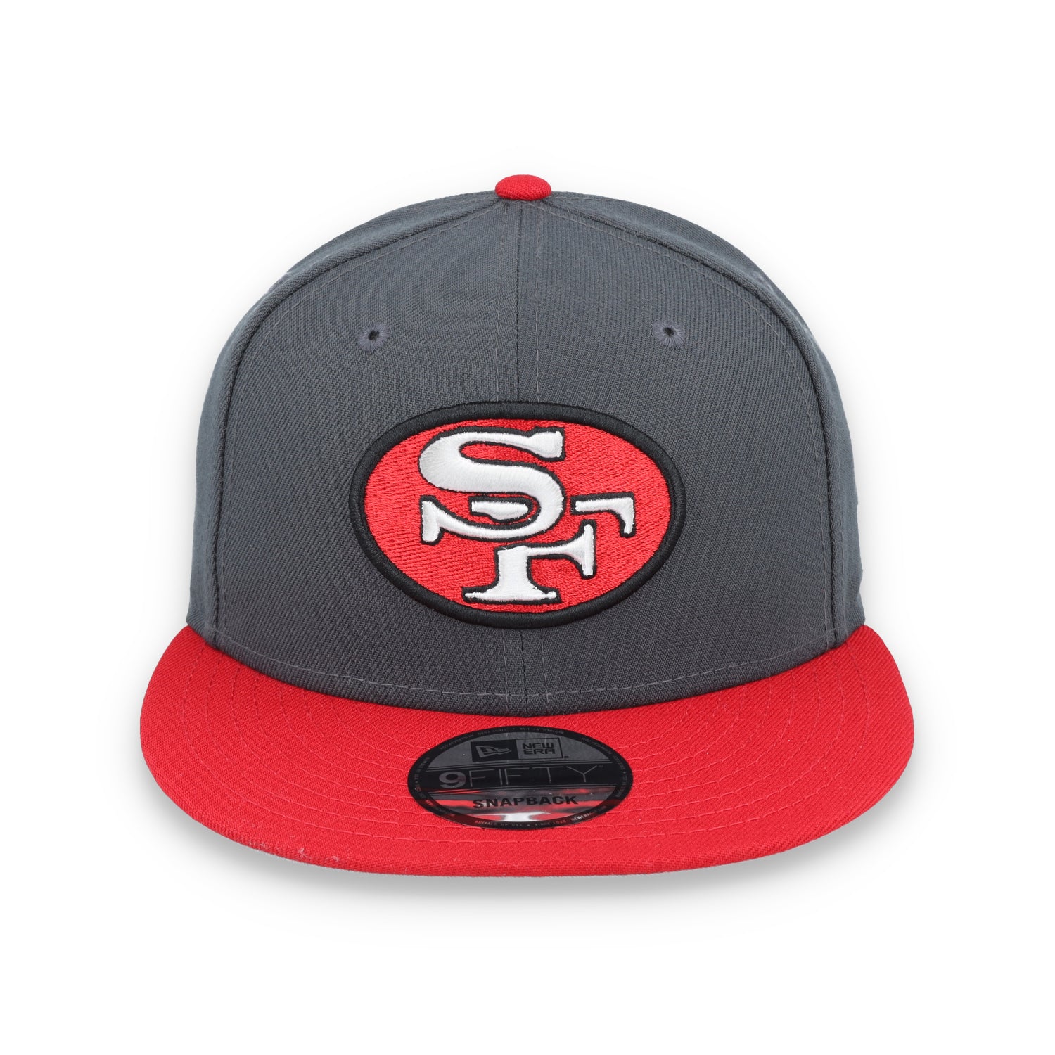 New Era San Francisco 49ers 2-Tone Color Pack 9FIFTY Snapback Hat-Grey/Scarlet/White