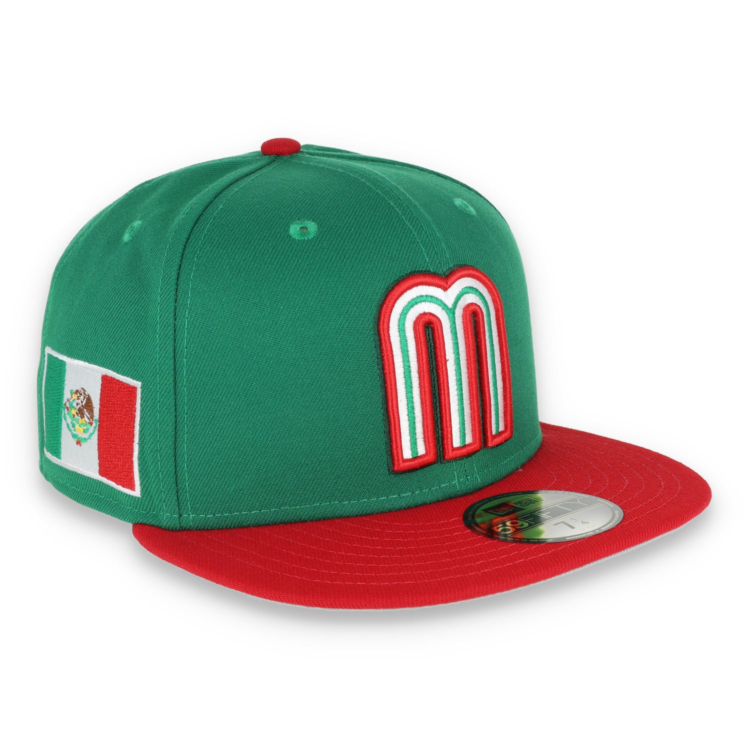 NEW ERA  WBC MEXICO 59FIFTY FITTED HAT- KELLY GREEN