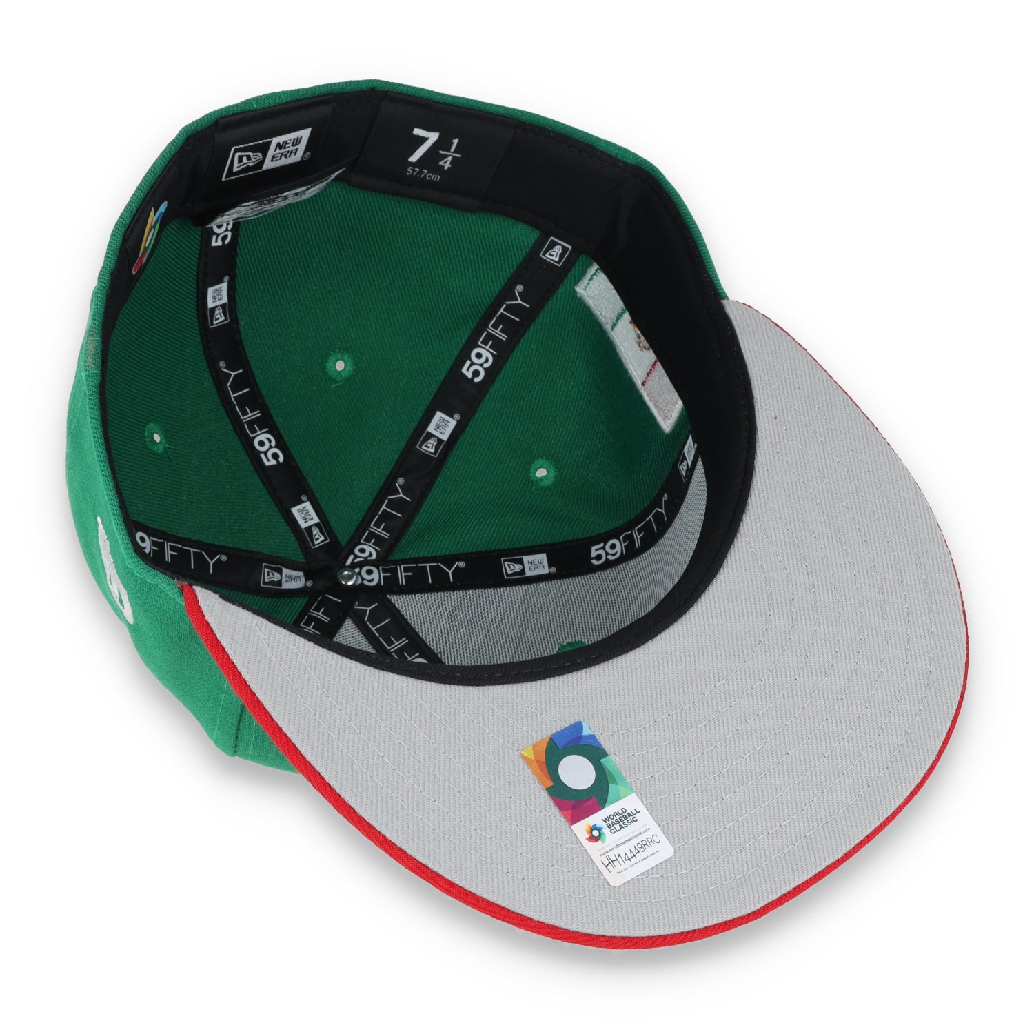 NEW ERA WBC MEXICO 59FIFTY FITTED HAT- KELLY GREEN
