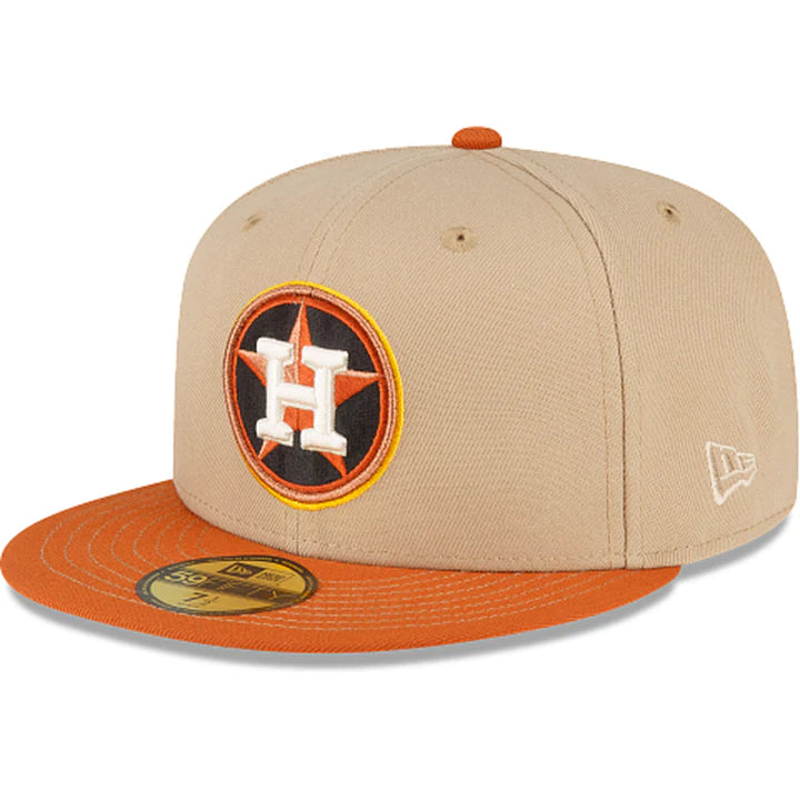 New Era Houston Astros 59FIFTY Fitted Hat-Camel