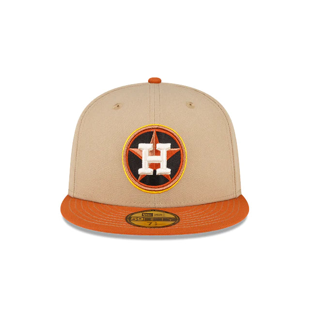 New Era Houston Astros 59FIFTY Fitted Hat-Camel