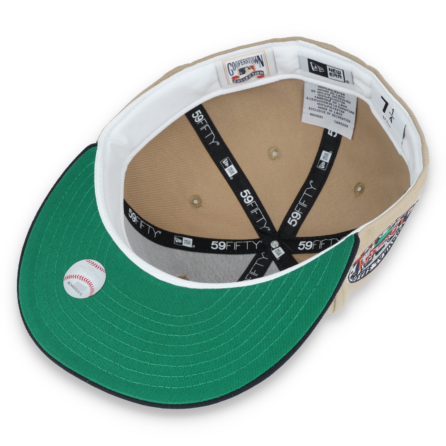 New Era Atlanta Braves 2017 Inaugural Season Side Patch 59FIFTY Fitted Khaki Hat