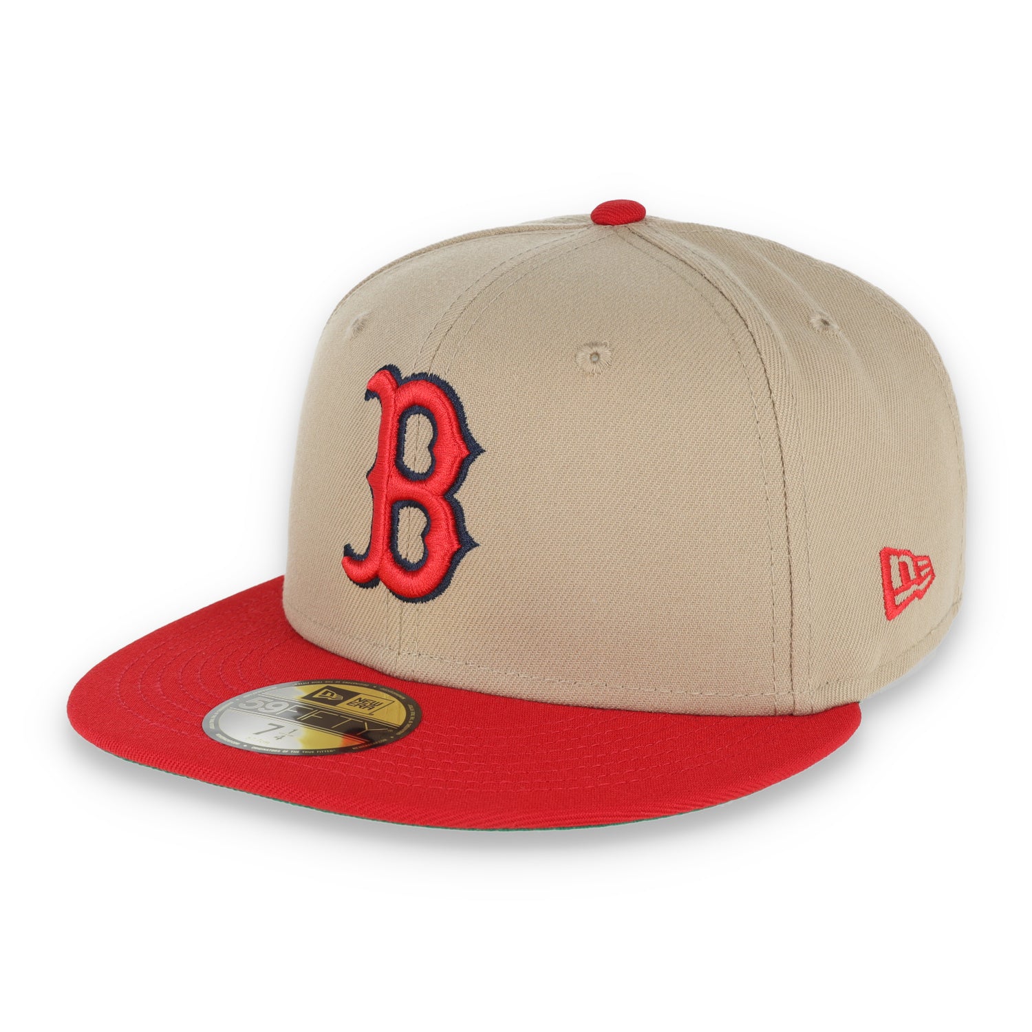 New Era Boston Red Sox 1999 All Star Game Patch 59FIFTY Fitted Khaki Hat