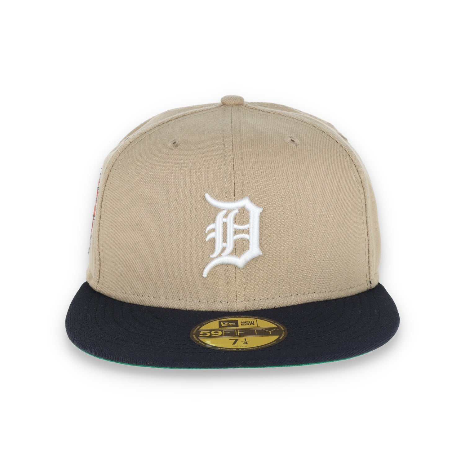New Era Detroit Tigers 2005 All Star Game Patch 59FIFTY Fitted Hat-Khaki