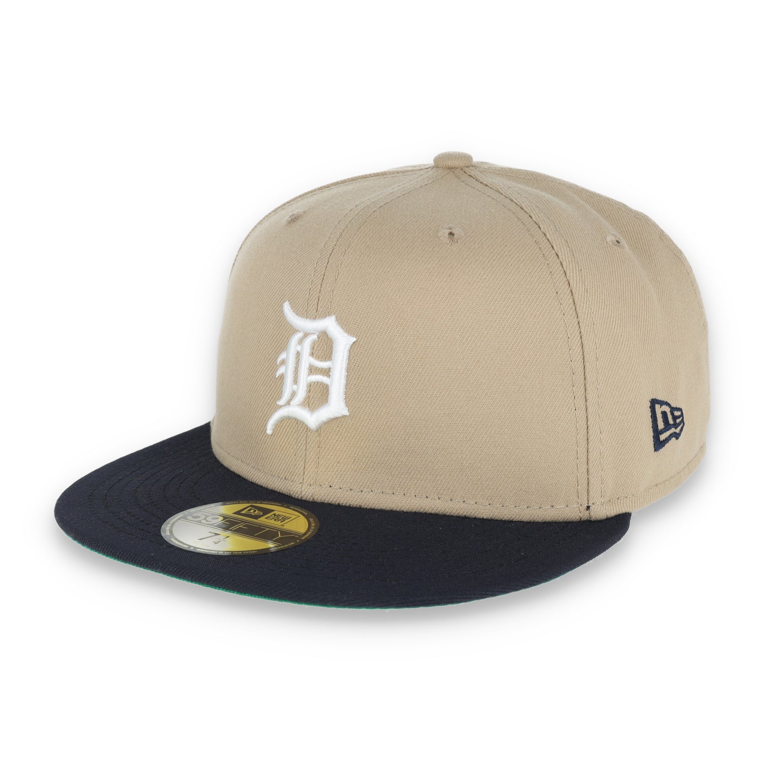 New Era Detroit Tigers 2005 All Star Game Patch 59FIFTY Fitted Hat-Khaki