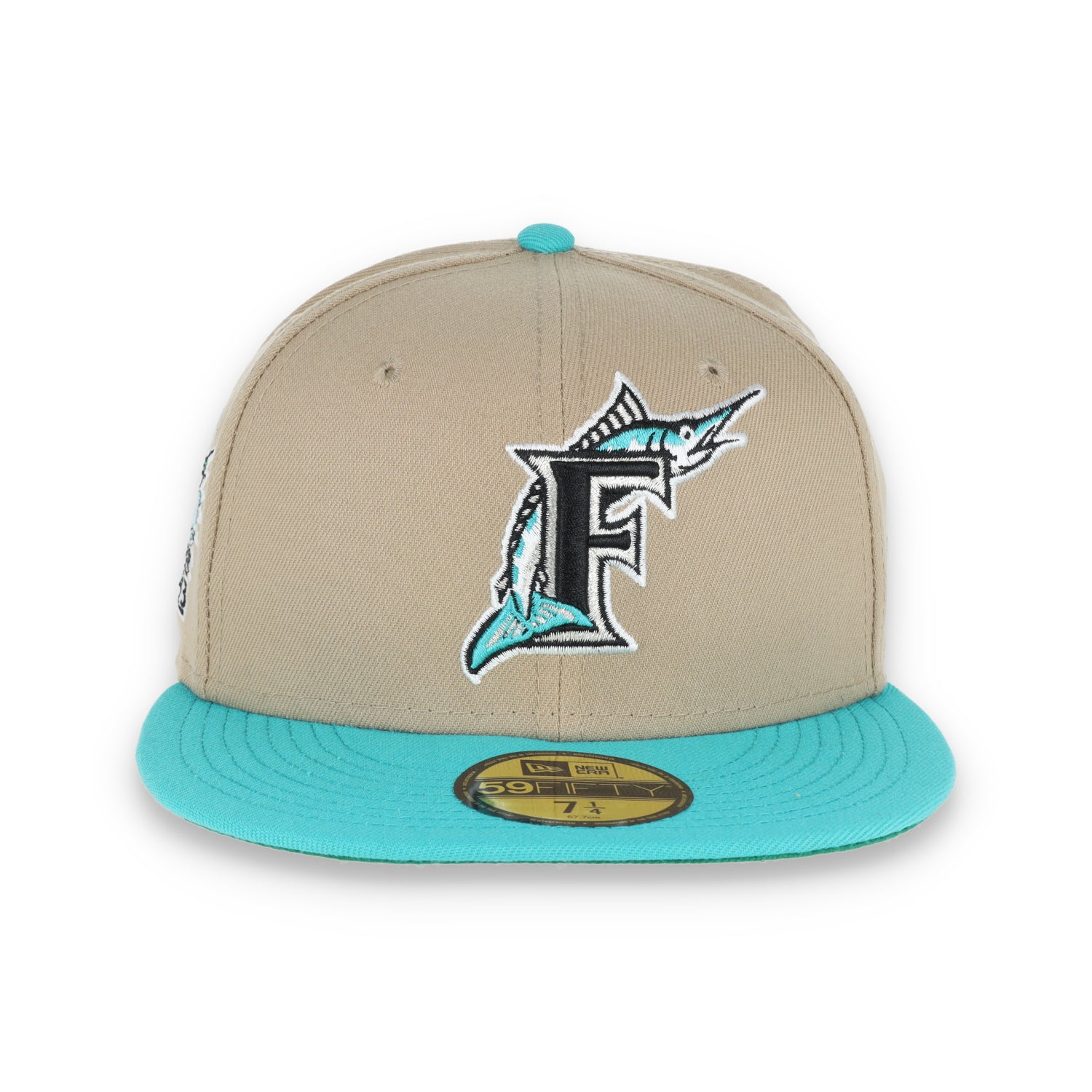 New Era Miami Marlins 1993 Inaugural Patch 59FIFTY Fitted Khaki Hat