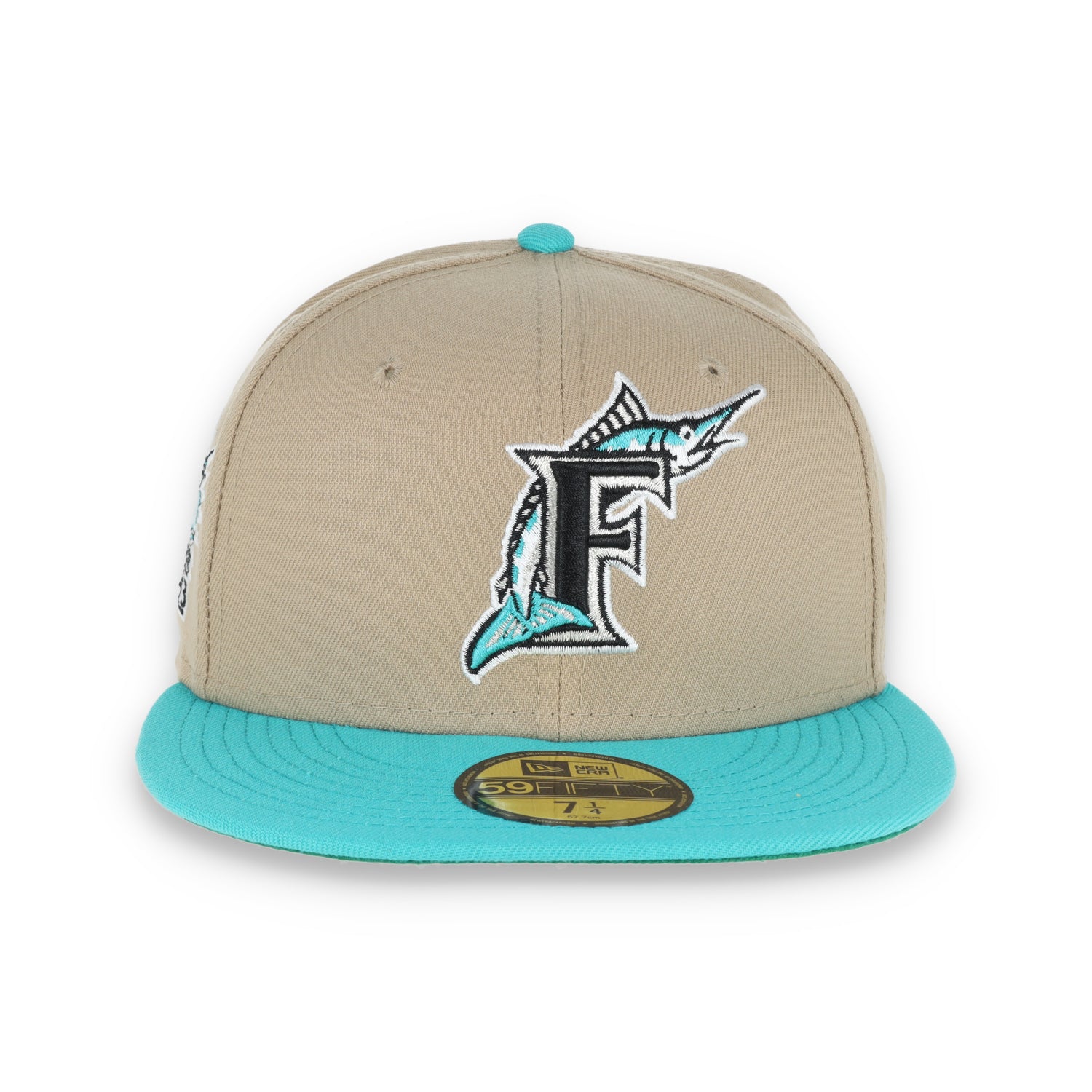 New Era Miami Marlins 1993 Inaugural Patch 59FIFTY Fitted Khaki Hat