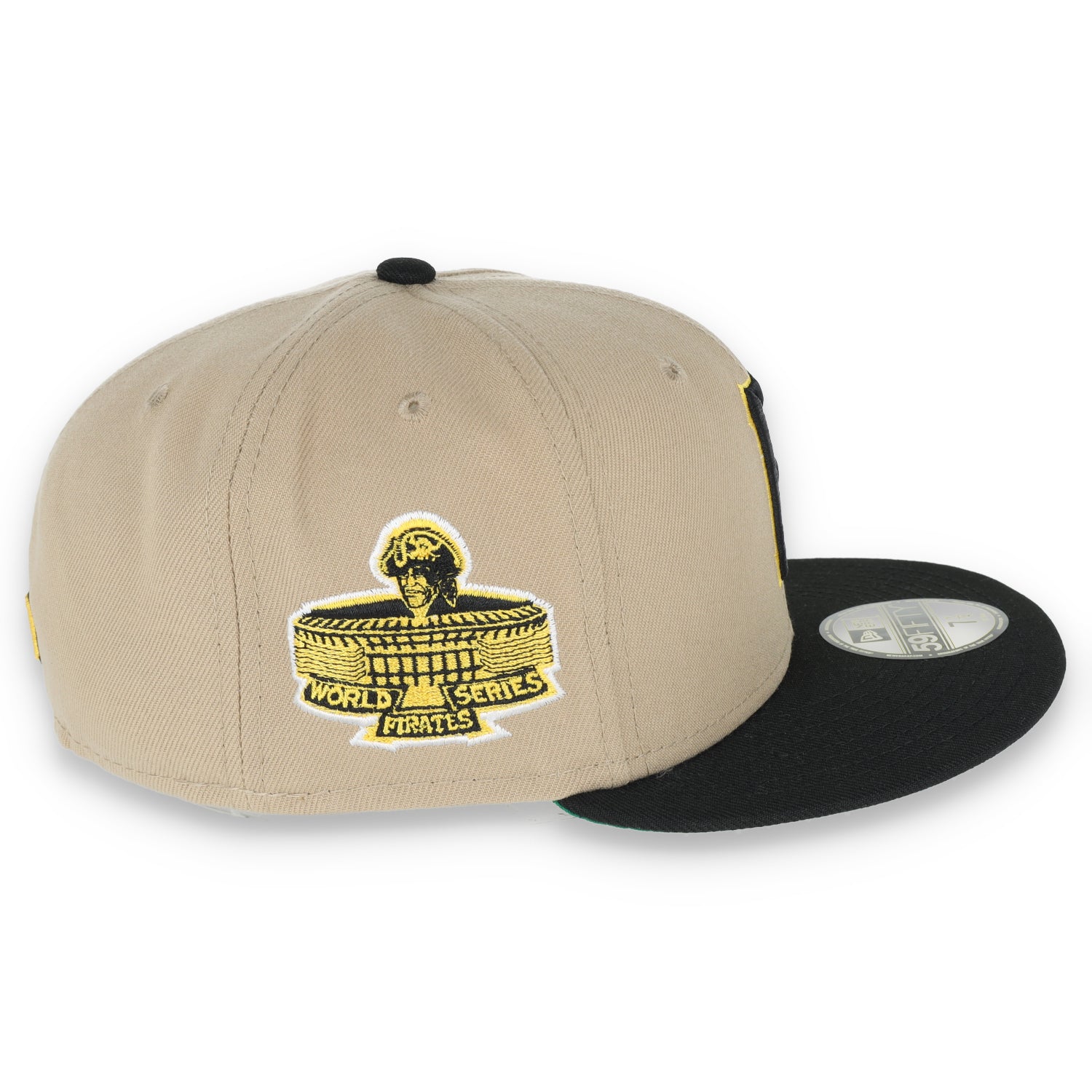 New Era Pittsburg Pirates 1971 World Series Side Patch 59FIFTY Fitted Khaki Hat