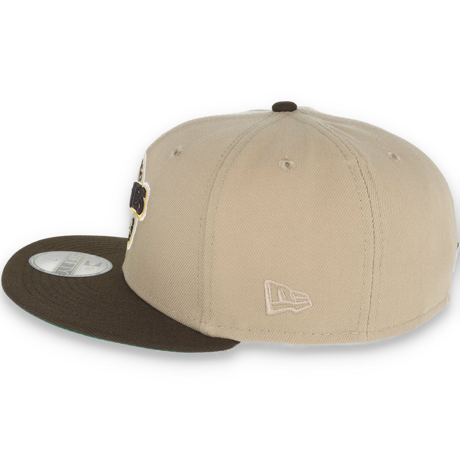 New Era San Diego Padres 25Th Anniversary Side Patch 59FIFTY Fitted Khaki Hat