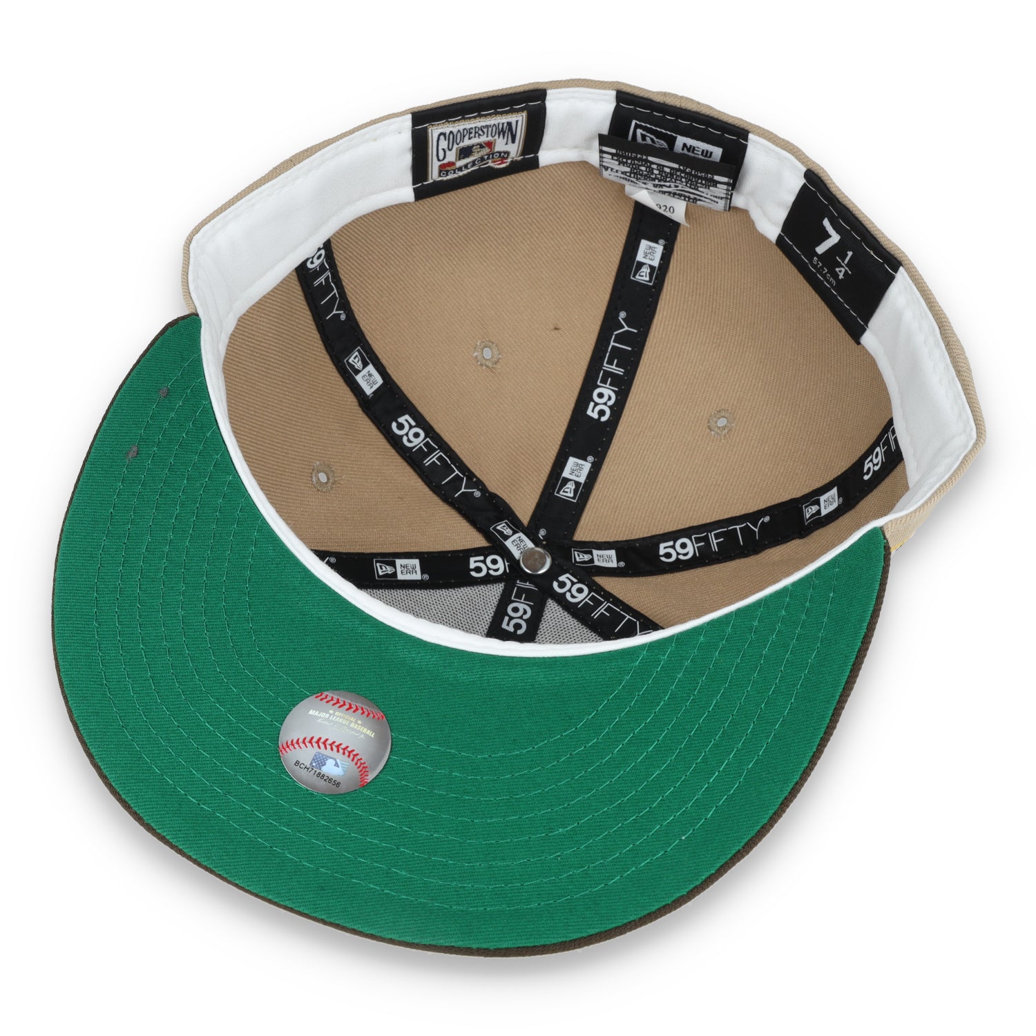 New Era San Diego Padres 25Th Anniversary Side Patch 59FIFTY Fitted Khaki Hat
